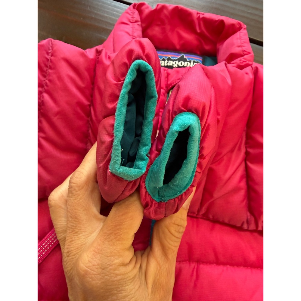 Patagonia Baby Down Sweater Pink Puffer Jacket 3-6M 60519 FA16 - Picture 6 of 9
